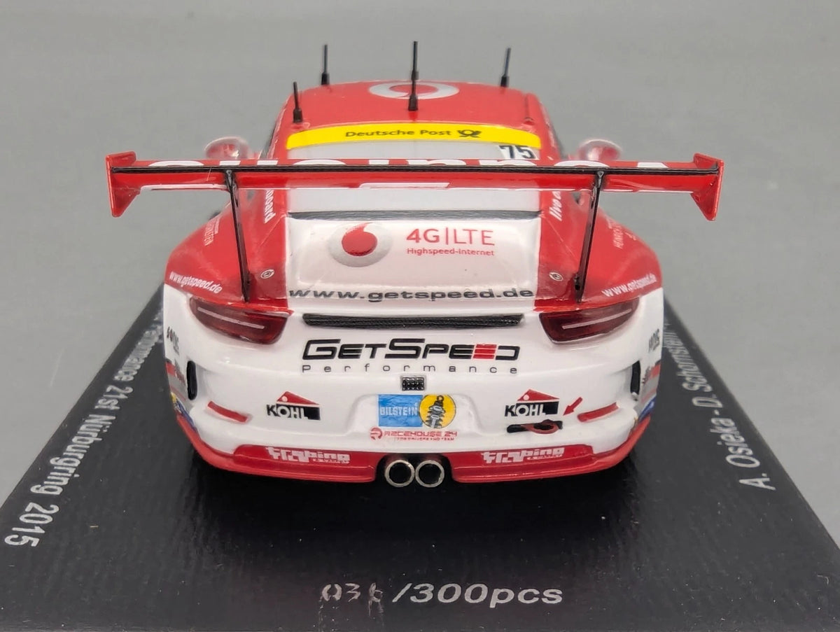 Modellautos 1:43 Spark SG203 Porsche 911 GT3 Cup 24H Nürburgring 2015 #75 OVP