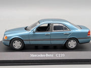 Modellautos 1:43 Minichamps Mercedes Benz C 220 Petrol Metallic mit Dealer OVP