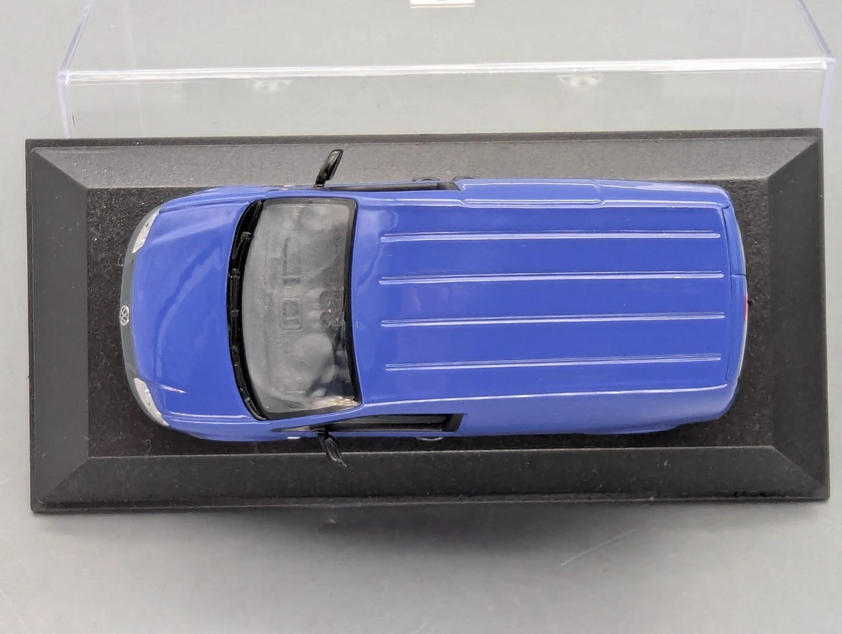 Modellautos 1:43 Minichamps Volkswagen VW Caddy Blau mit Dealer OVP