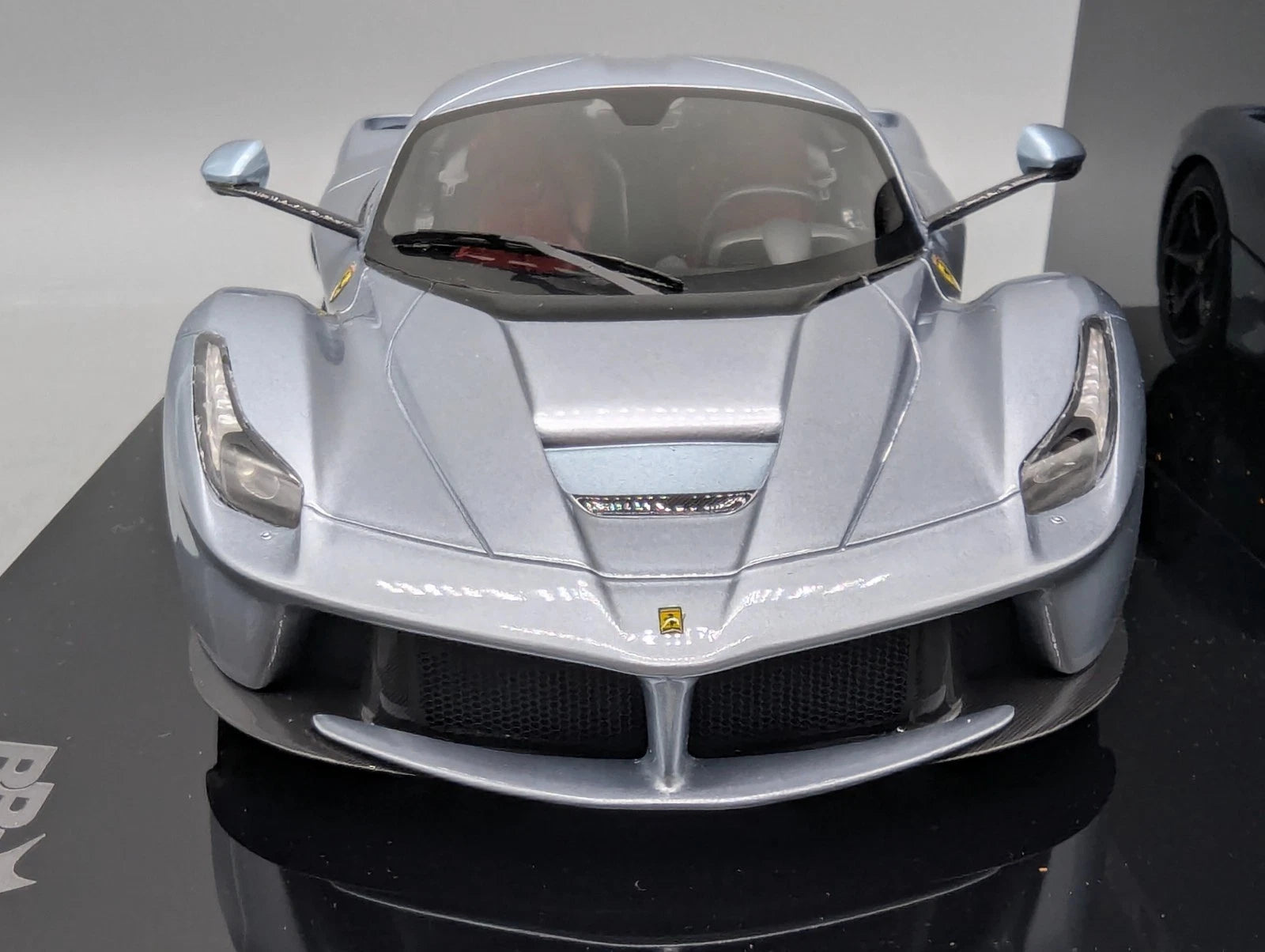 Modellautos 1:18 BBR Ferrari LaFerrari 2013 Silver Alloy Lt 03/10 OVP