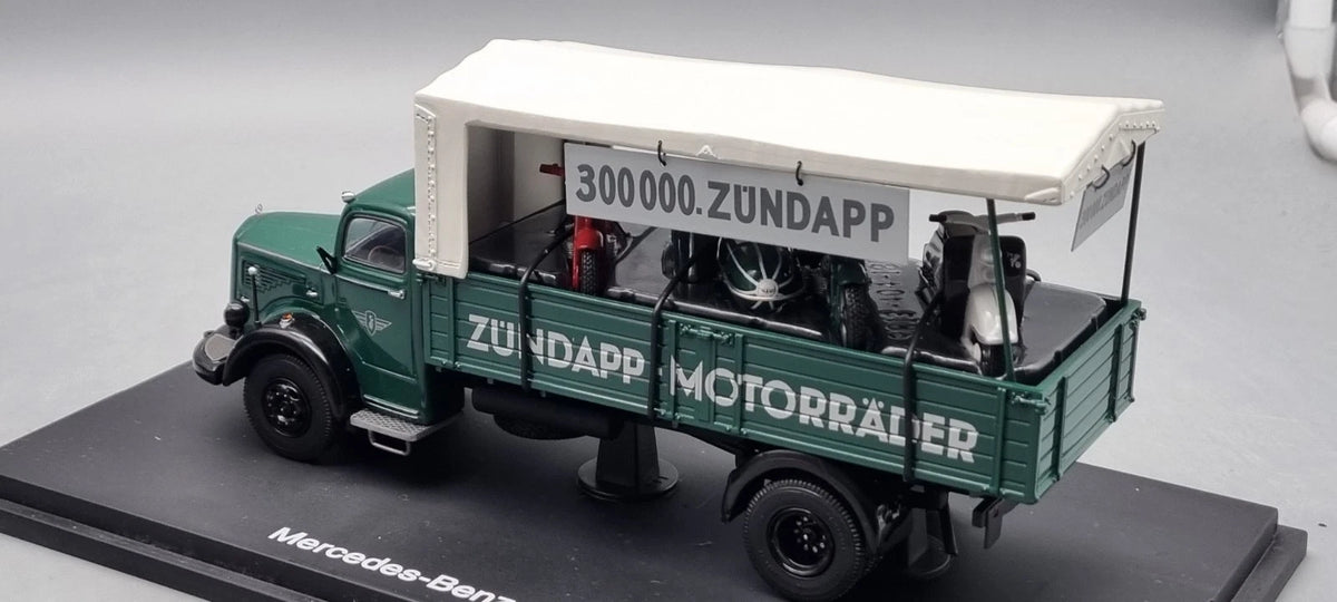 LKW Modelle 1:43 Schuco 03023 Mercedes-Benz L6600 300.000 Zündapp OVP