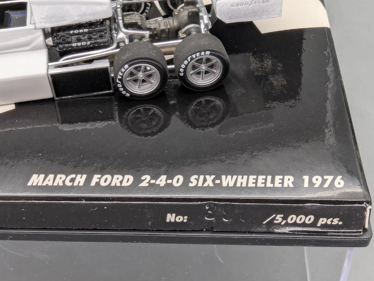 Modellautos 1:43 Minichamps March ford 2-4-0 Six-Wheeler 1976 mit OVP