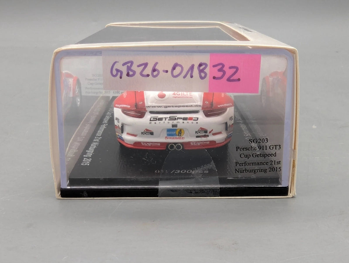 Modellautos 1:43 Spark SG203 Porsche 911 GT3 Cup 24H Nürburgring 2015 #75 OVP
