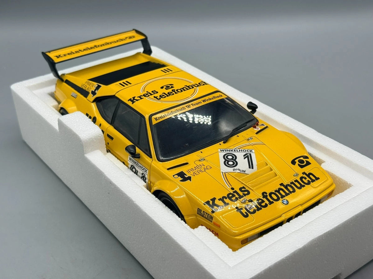 Modellautos 1:18 Minichamps BMW M1 Procar M.Winkelhock 1979 #81 mit OVP