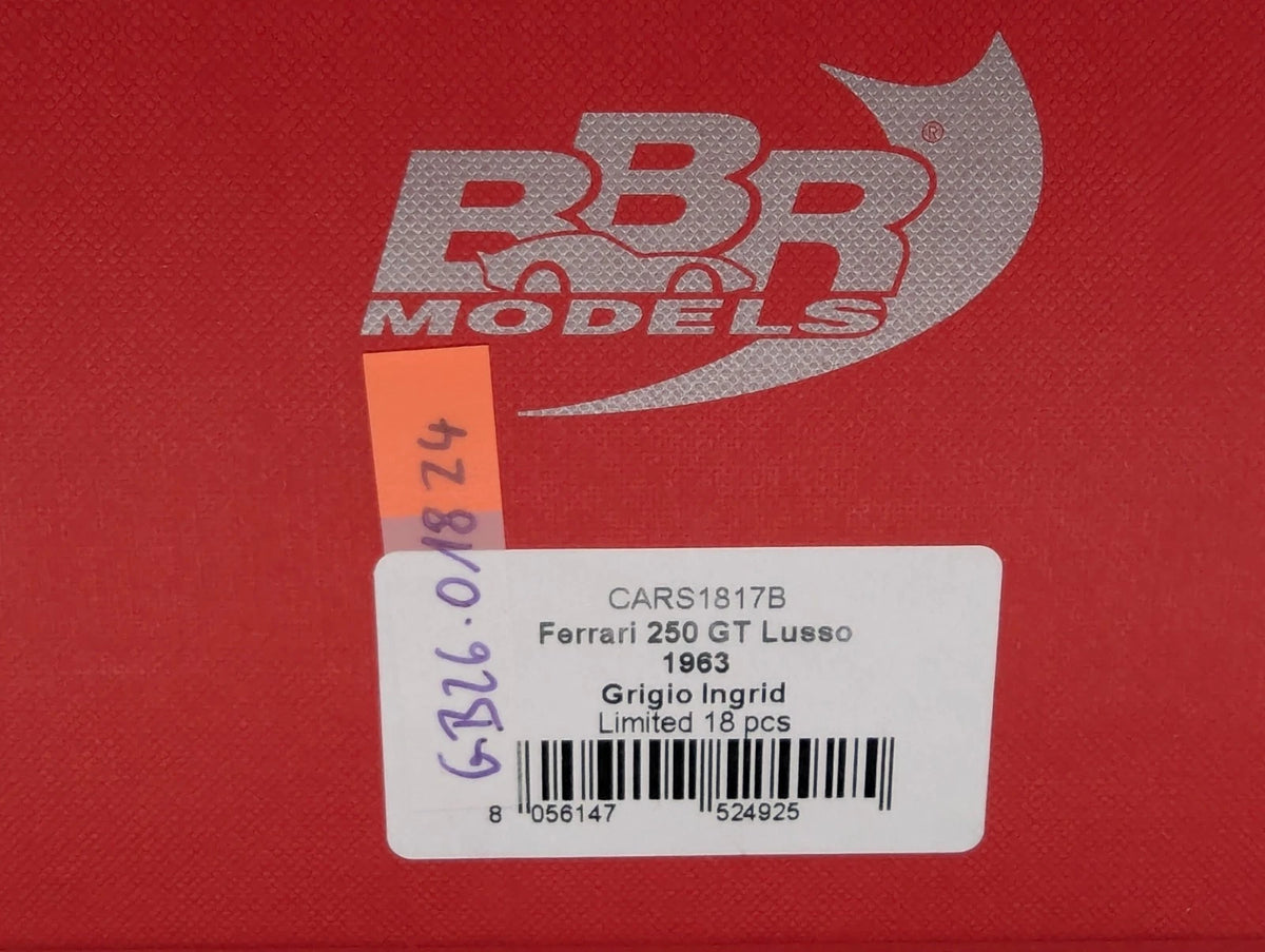 Modellautos 1:18 BBR Ferrari 250 GT Lusso S/N 5593 GT 2009 Ltd 01/18 mit OVP