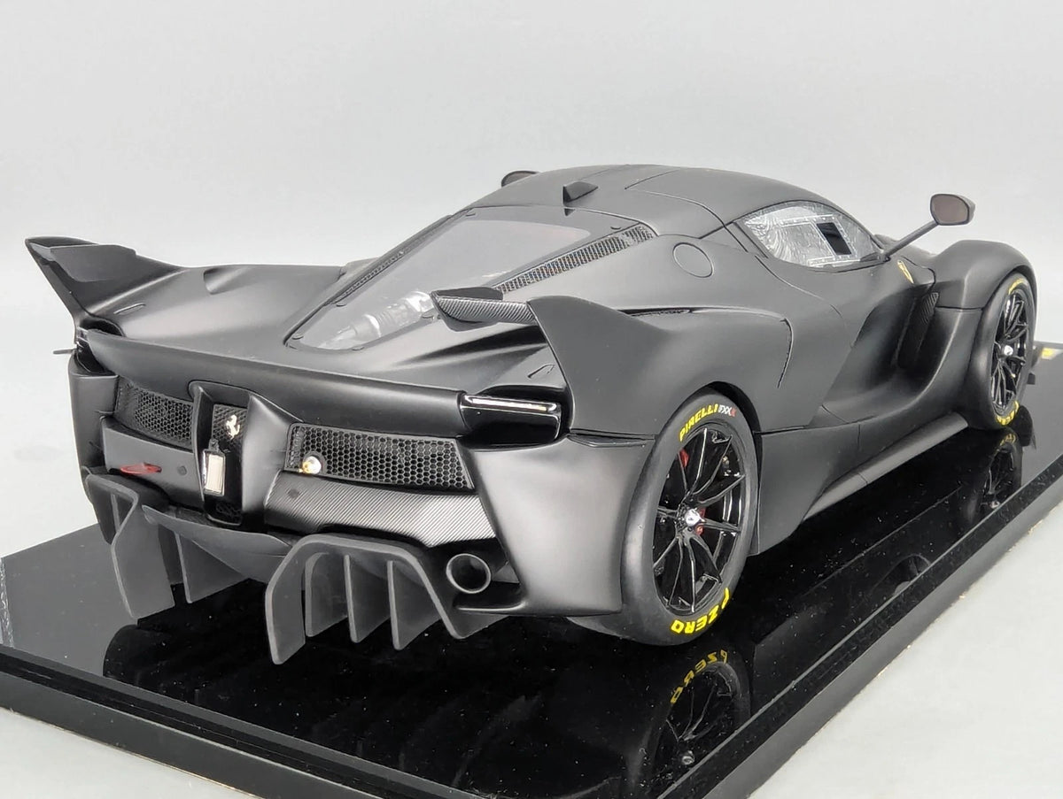 Modellautos 1:12 BBR Ferrari FXX-K Matt Black Ltd 03/05 Vitrine OVP