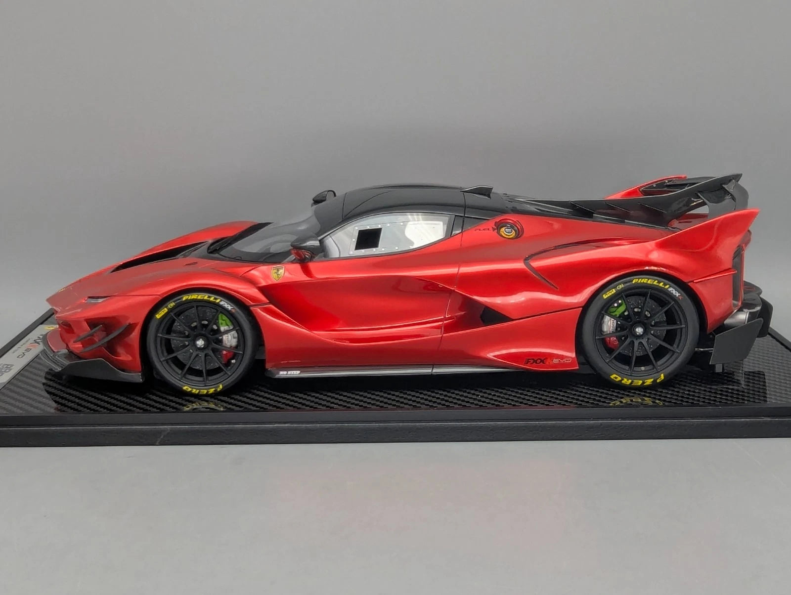 Modellautos 1:12 BBR Ferrari FXX-K EVO Gloss F1 2007B Red Ltd 00/10 Vitrine OVP