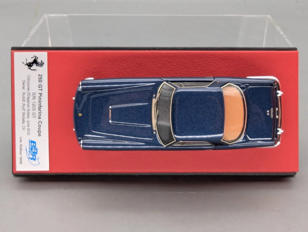 Modellautos 1:43 BBR Ferrari 250 GT Pininfarina Coupe S/N 1205 GT 10/20 mit OVP