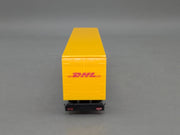 Lkw Modell 1:87 Rietze Iveco Eurostar Sattelzug DHL in Vitrine mit OVP