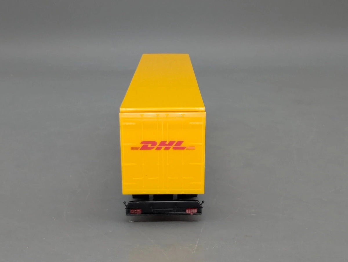 Lkw Modell 1:87 Rietze Iveco Eurostar Sattelzug DHL in Vitrine mit OVP
