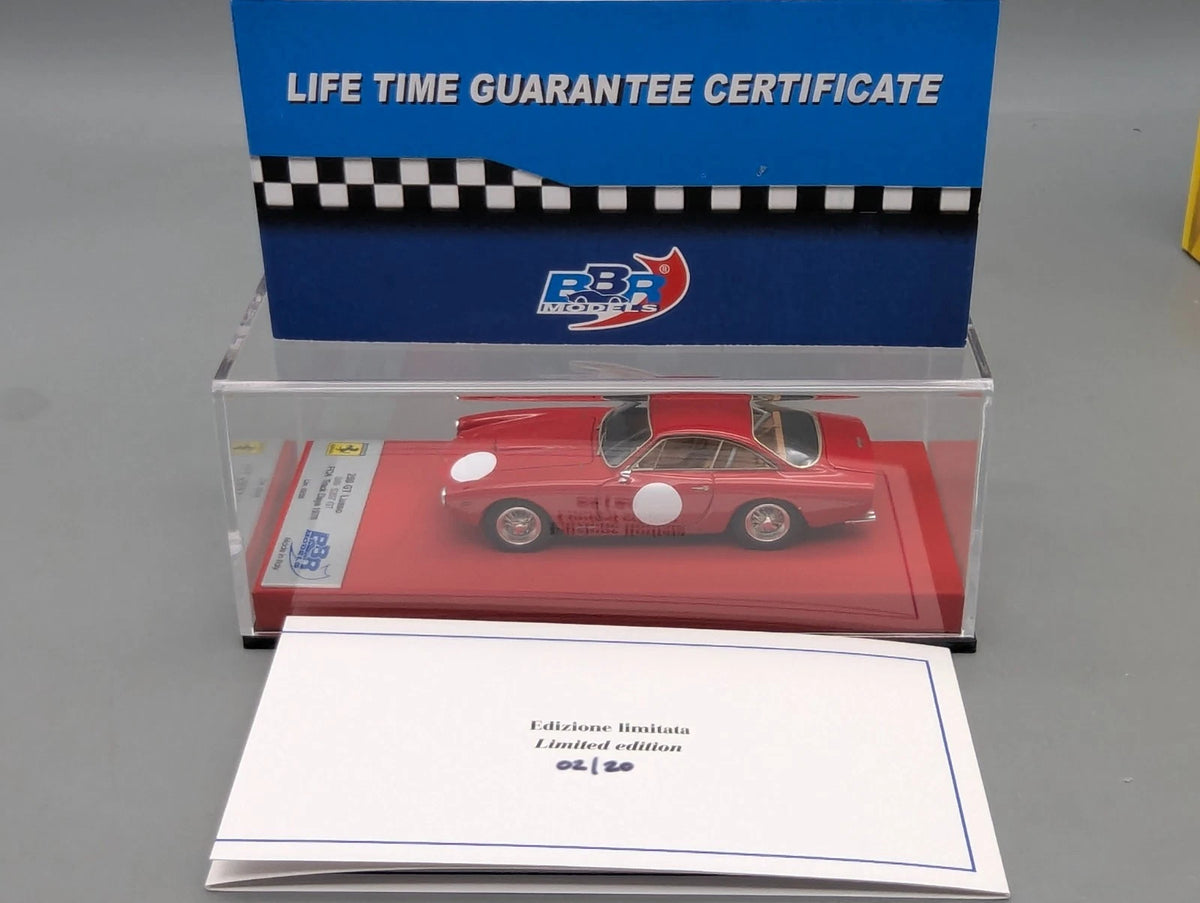 Modellautos 1:43 BBR Ferrari 250 GT Lusso S/N 5207 GT 1978 Ltd 02/20 in OVP