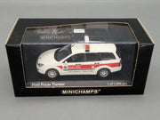 Modellautos 1:43 Minichamps Ford Focus Turnier 1999 Ordnungsamt Stadt Köln OVP