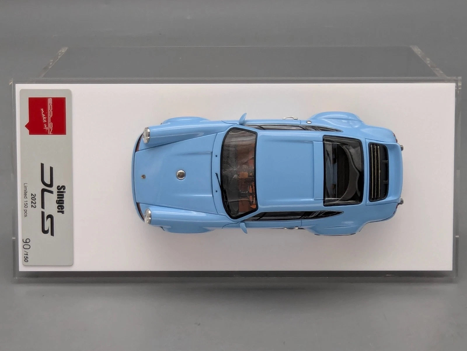 Eidolon Make Up 1:43 Porsche Singer DLS 2022 Gulf Blue Ltd 090/150 mit OVP