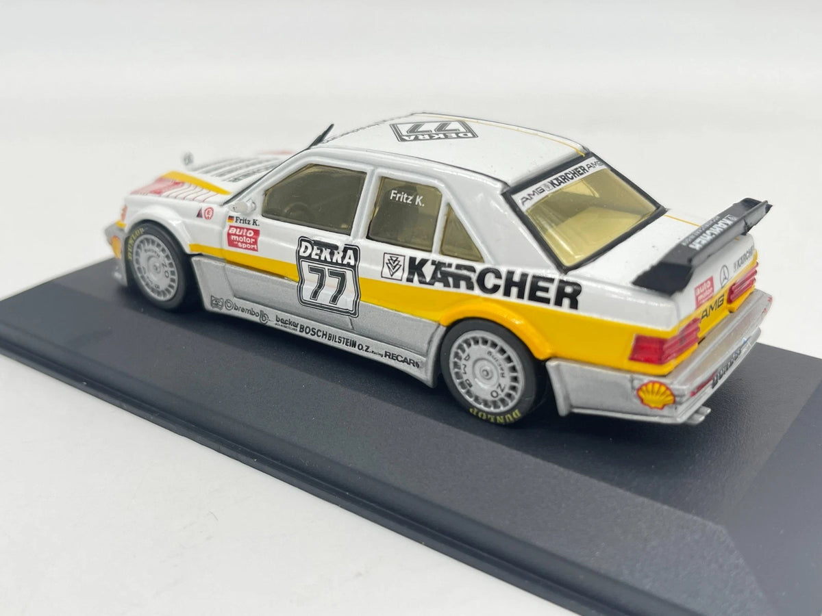 Modellautos 1:43 Minichamps Mercedes-Benz 190 E Evo DTM AMG-Kärcher #77 mit OVP