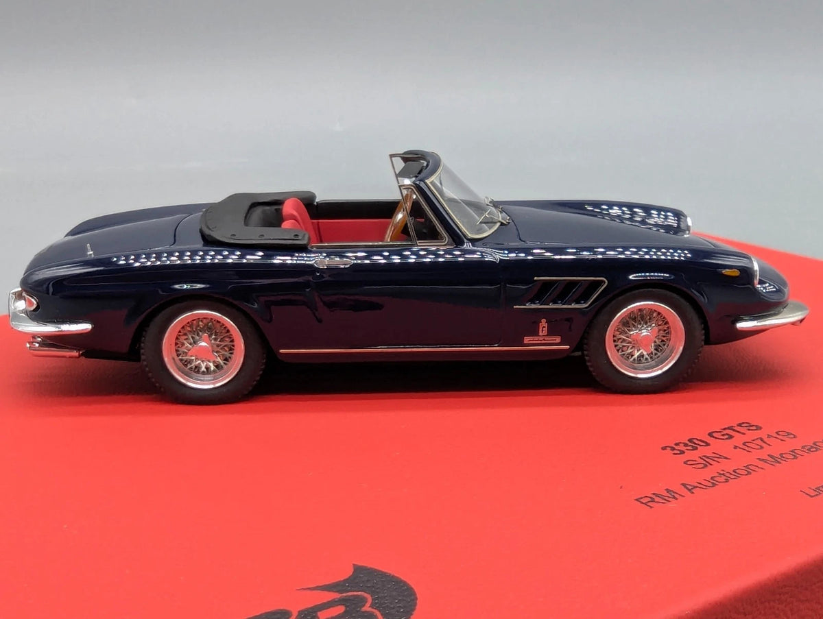 Modellautos 1:43 BBR Ferrari 330 GTS Auction Monaco 2014 Limited 01/05 mit OVP