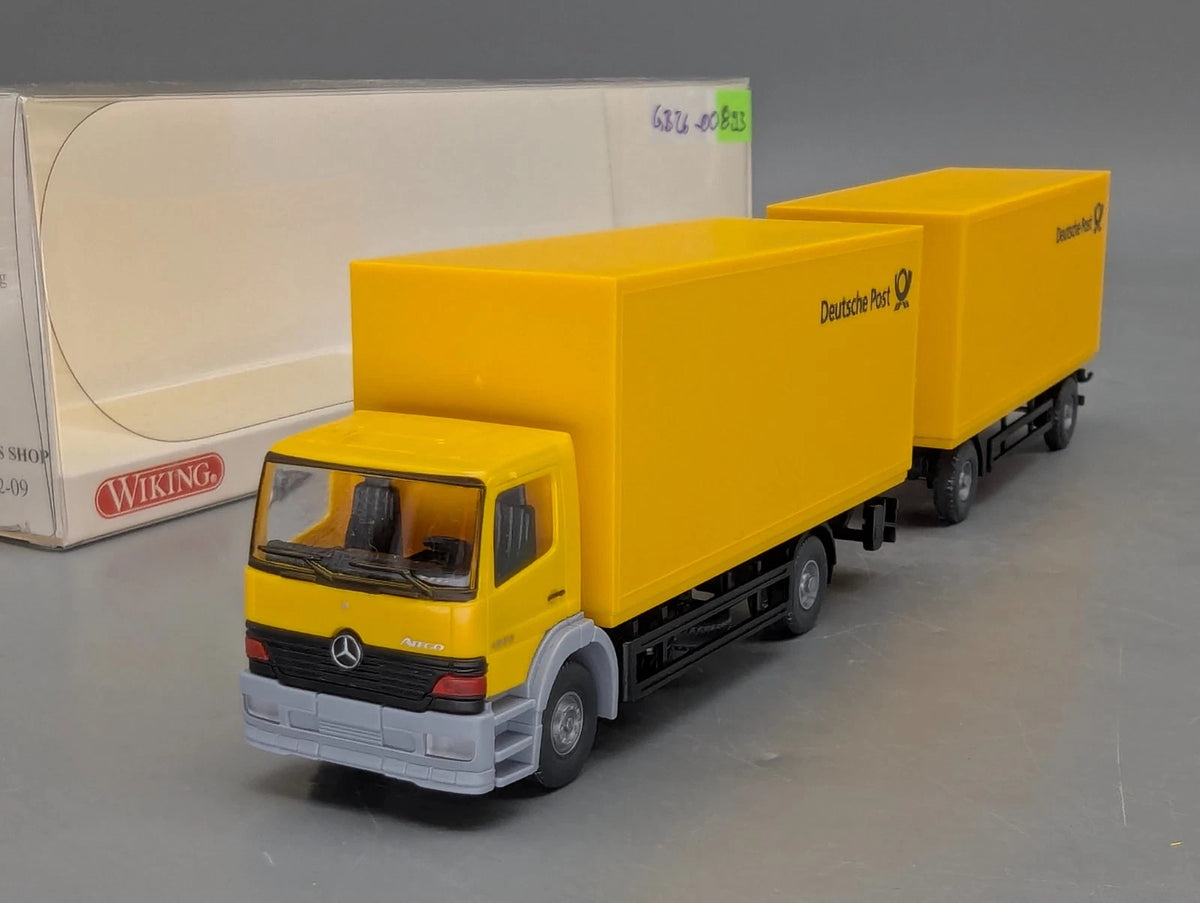 LKW Modell HO 1:87 Wiking Post Museums Shop Mercedes Benz Atego Festkoffer OVP