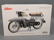 Motorrad Modell 1:10 Schuco Kreidler Florett Super mit Beinschild Grau mit OVP