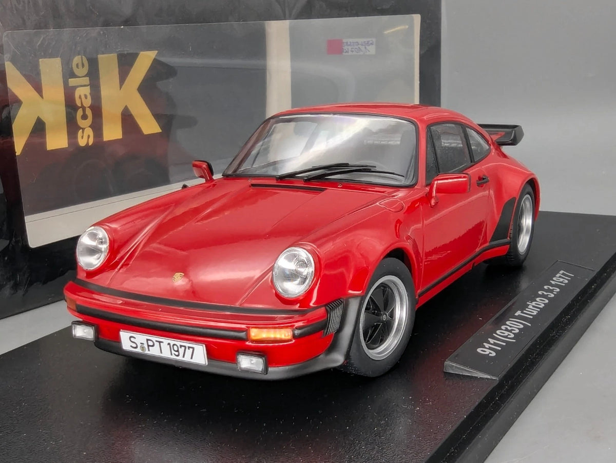 Modellautos 1:18 KK-Scale Porsche 911 930 Turbo 3.3 1977 Rot mit OVP