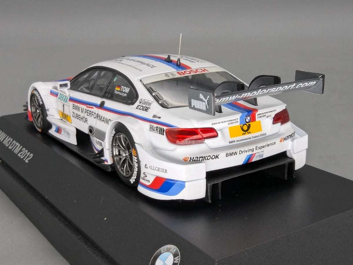 Modellautos 1:43 Minichamps BMW M3 DTM 2012 #1 Tom Tomczyk mit Dealer OVP