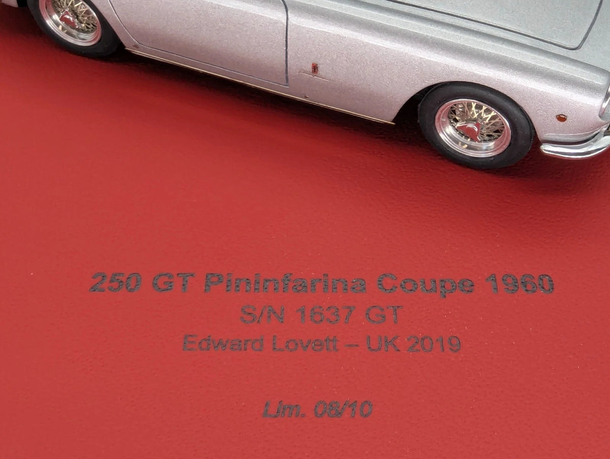 Modellautos 1:43 BBR Ferrari 250 GT Pininfarina Coupe S/N 1637GT Ltd 08/10 OVP