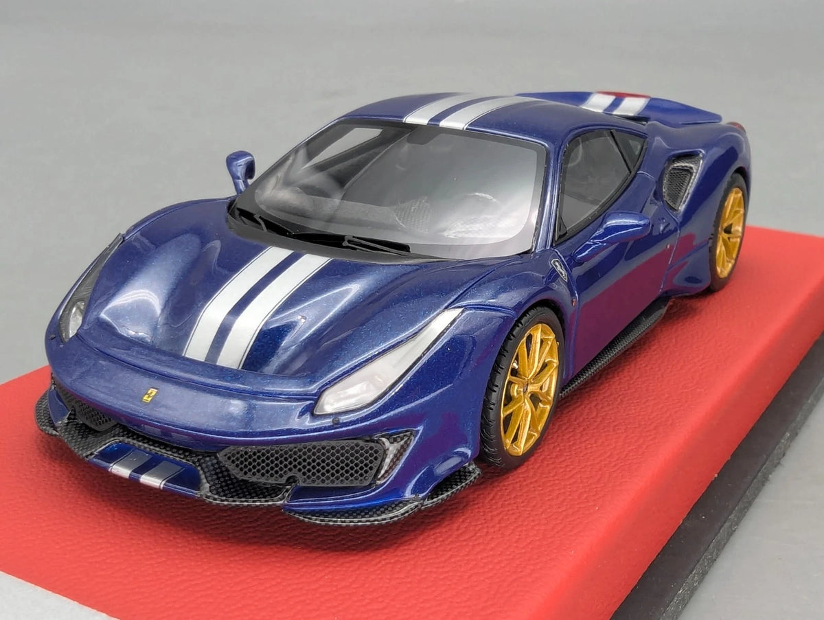 Modellautos 1:43 BBR Concept43 Ferrari 488 Pista LHD Garage Leirer CH 01/20 OVP