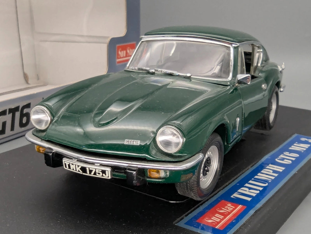 Modellautos 1:18 Sun Star Triumph GT6 MK 3 British Racing Green mit OVP