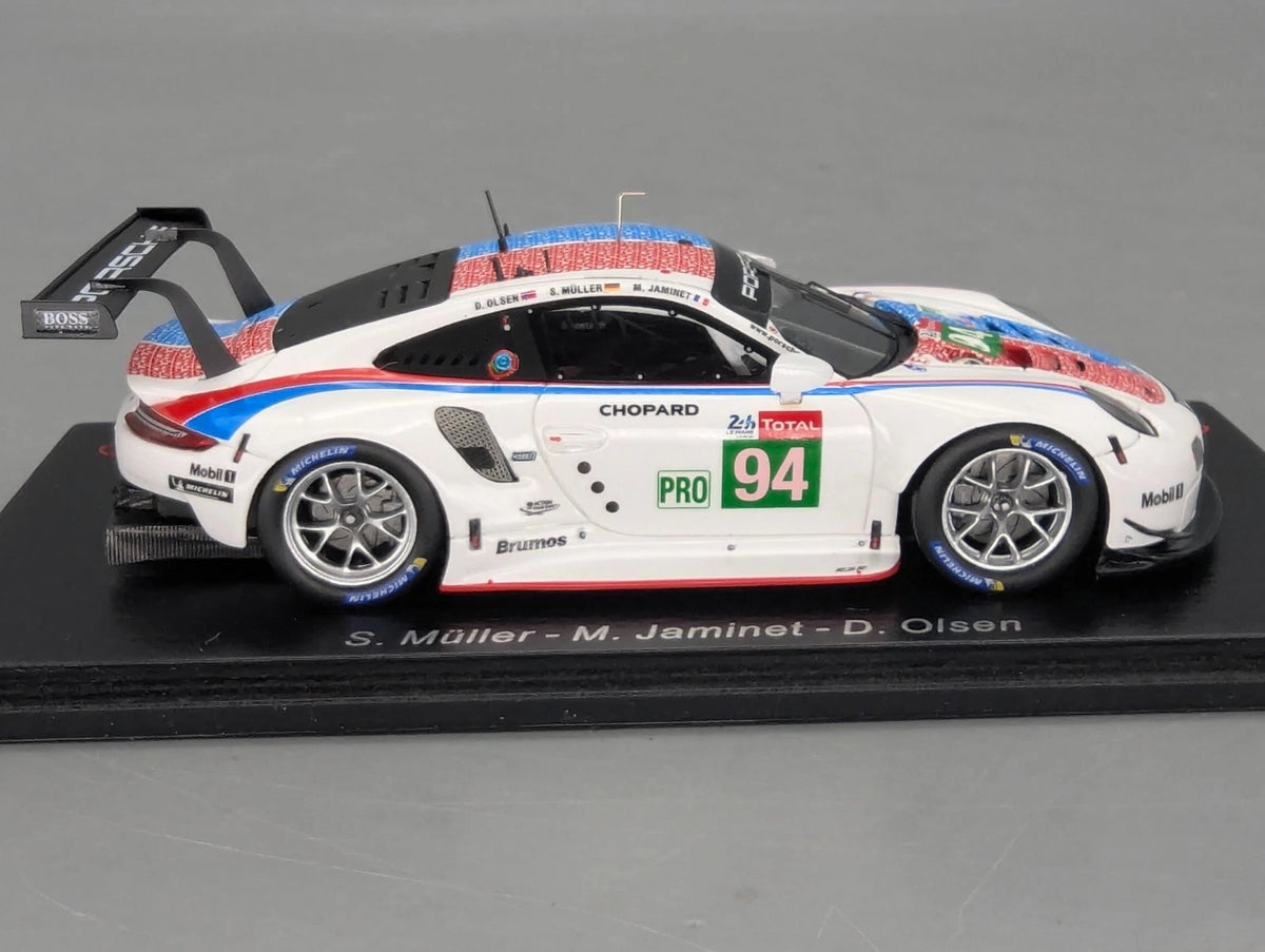 Modellautos 1:43 Spark S7939 Porsche 911 RSR 24h Le Mans 2019 #94 mit OVP