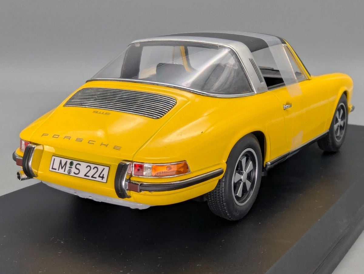 Modellautos 1:18 Norev Porsche 911 E Targa 1969 Gelb mit OVP