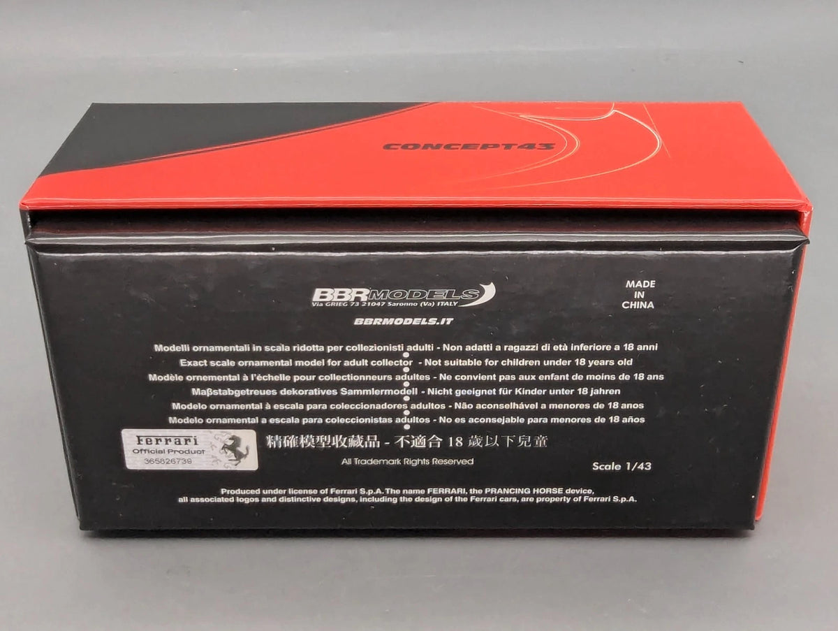 Modellautos 1:43 BBR Concept43 Ferrari 812 Competizione Enzo Red Ltd 10/17 OVP