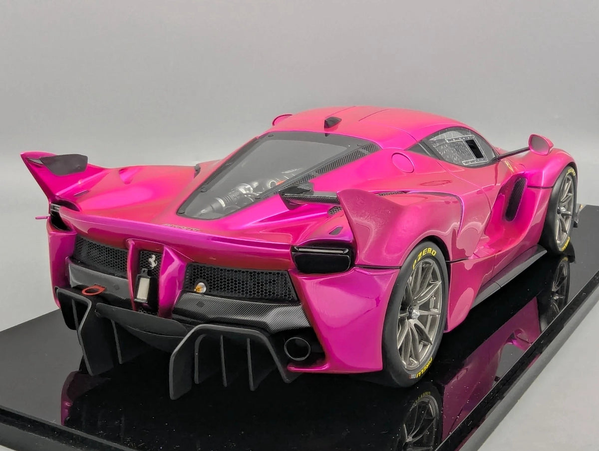Modellautos 1:12 BBR Ferrari FXX-K 2014 Flash Pink Ltd 01/01 Vitrine OVP