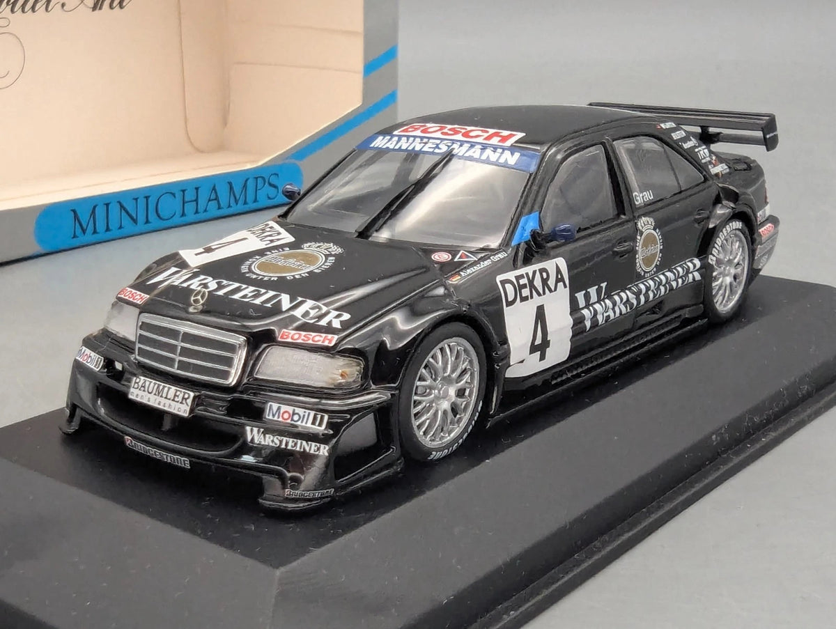 Modellautos 1:43 Minichamps Mercedes Benz C Klasse DTM 1996 #4 AMG A. Grau OVP