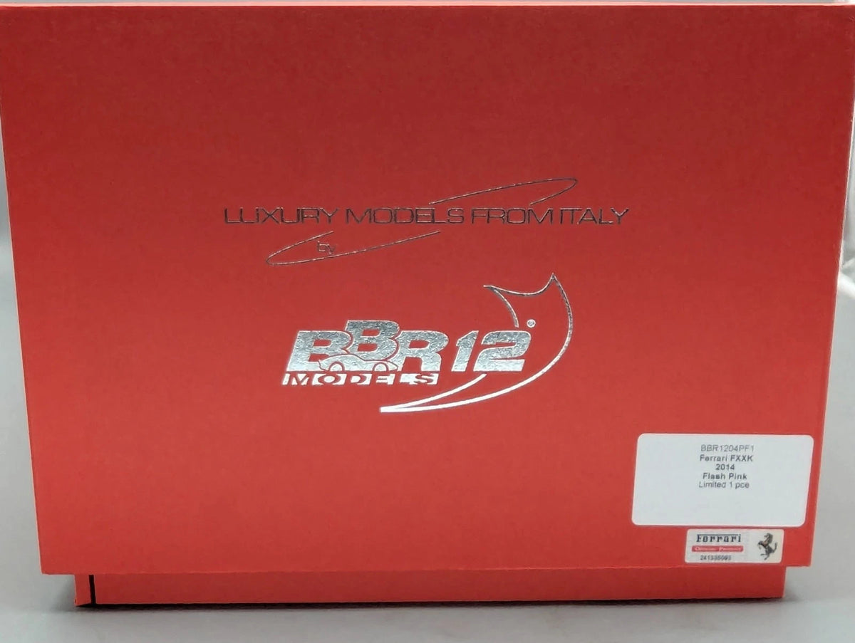 Modellautos 1:12 BBR Ferrari FXX-K 2014 Flash Pink Ltd 01/01 Vitrine OVP