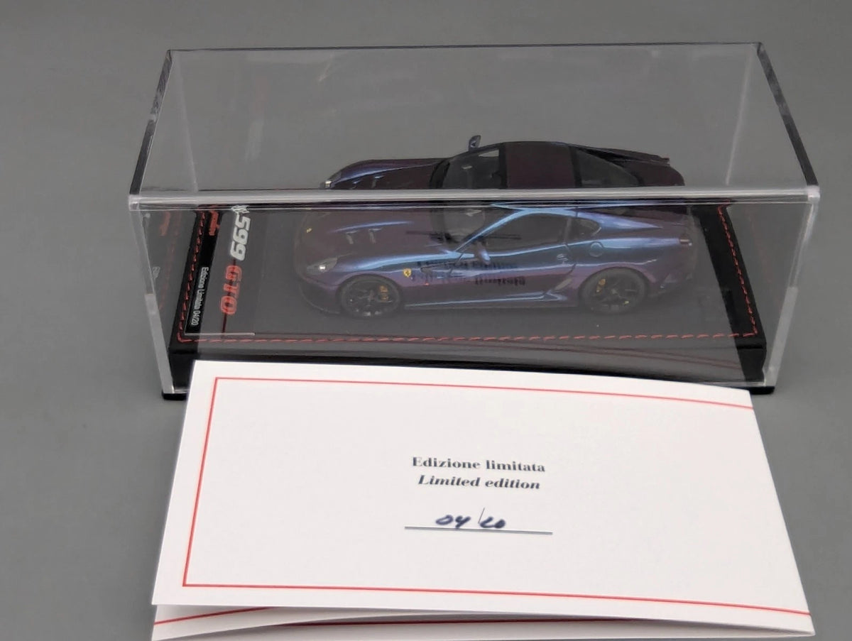 Modellautos 1:43 BBR Executive Calsito Ferrari 599 GTO Chameleon Ltd 04/20 OVP