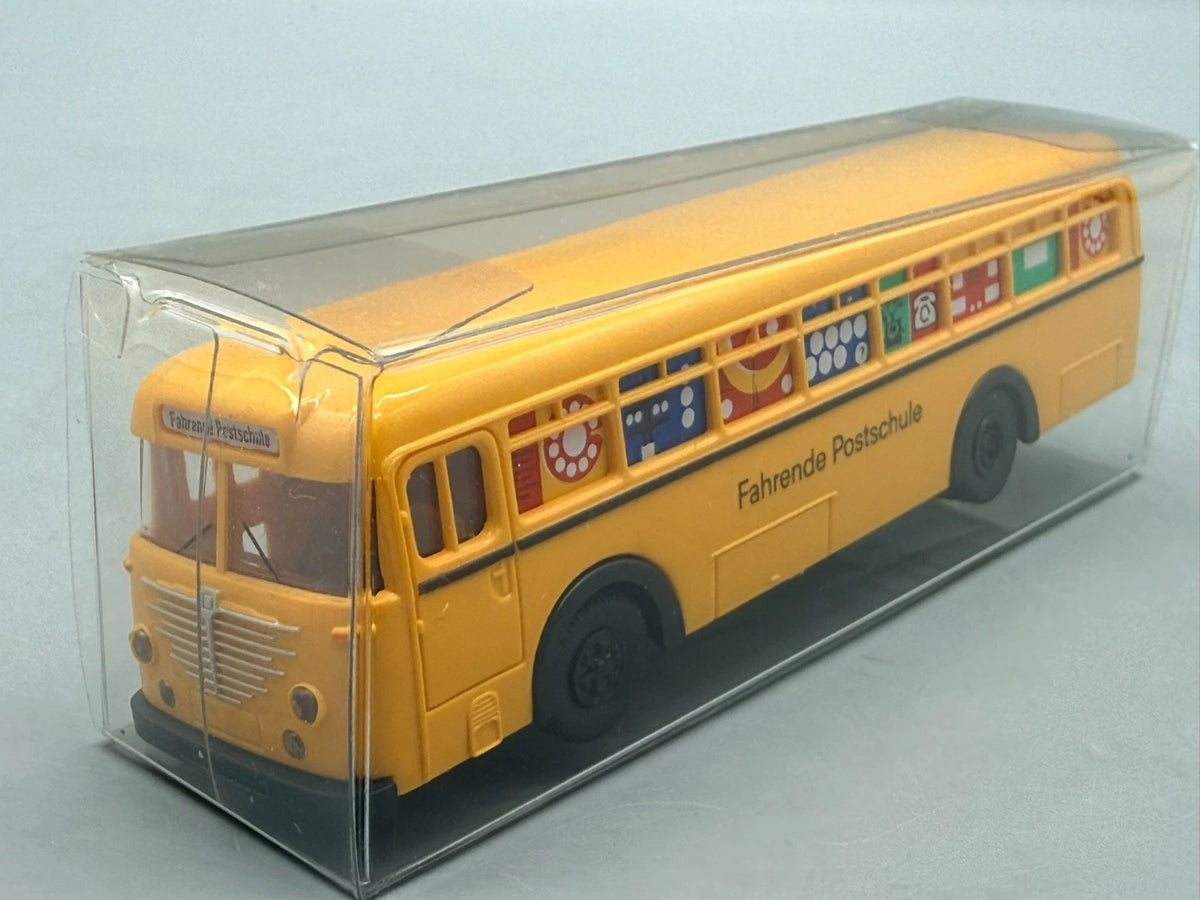 Bus Modelle H0 1:87 Brekina Büssing 6500 T Fahrende Postschule mit OVP