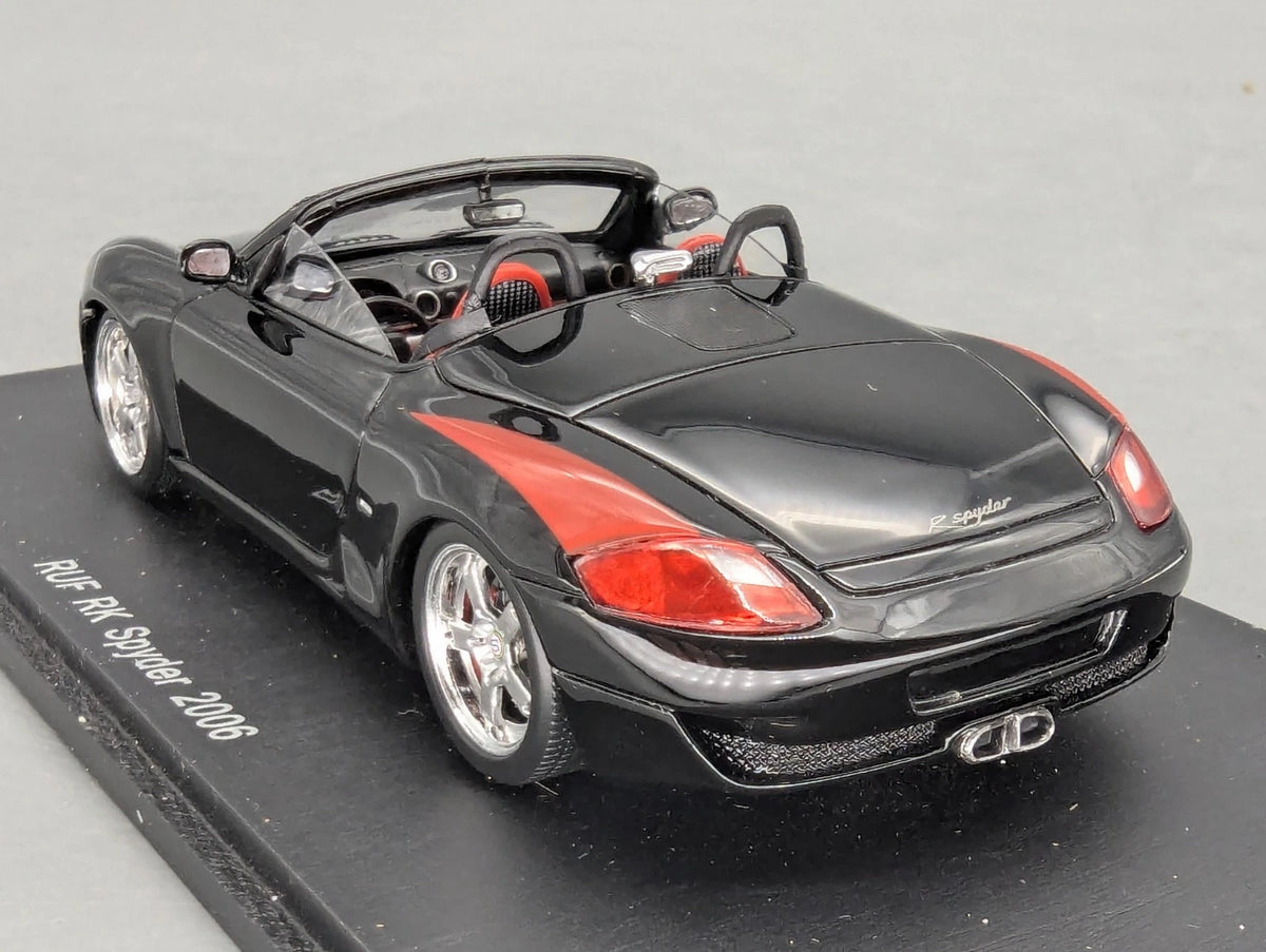 Modellautos 1:43 Spark S0708 Ruf RK Spyder Black 2006 mit OVP