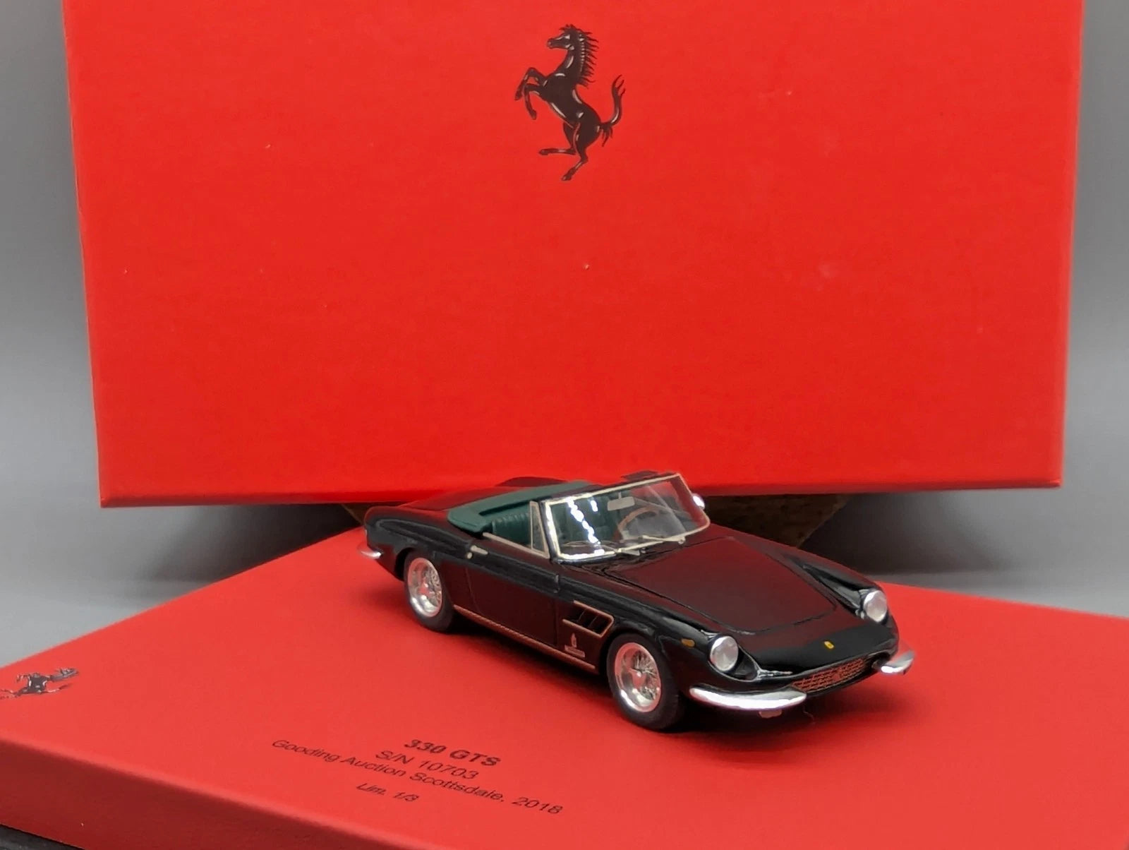 Modellautos 1:43 BBR Ferrari 330 GTS Gooding Auction Scottsdale Ltd 01/03 OVP