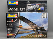 Flugzeug Modell Bausatz 1:32 Revell 03835 Sports Plane mit Farben mit OVP