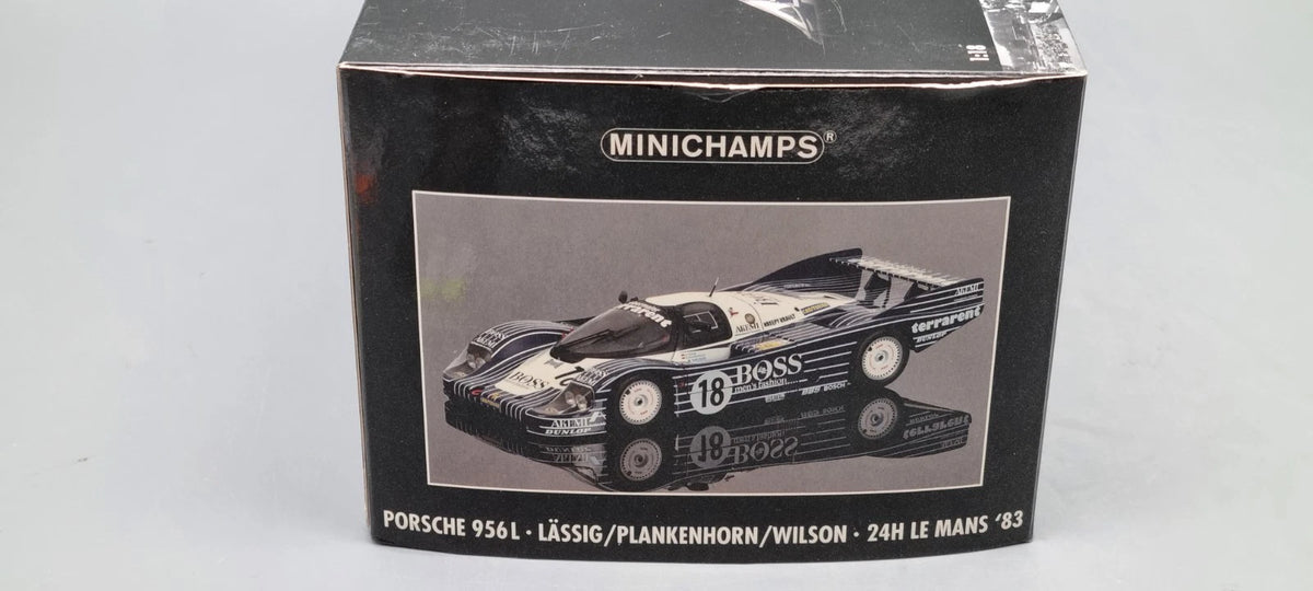 Modellautos 1:18 Minichamps 180 836918 Porsche 956L 24h Le Mans 1983 #18 OVP