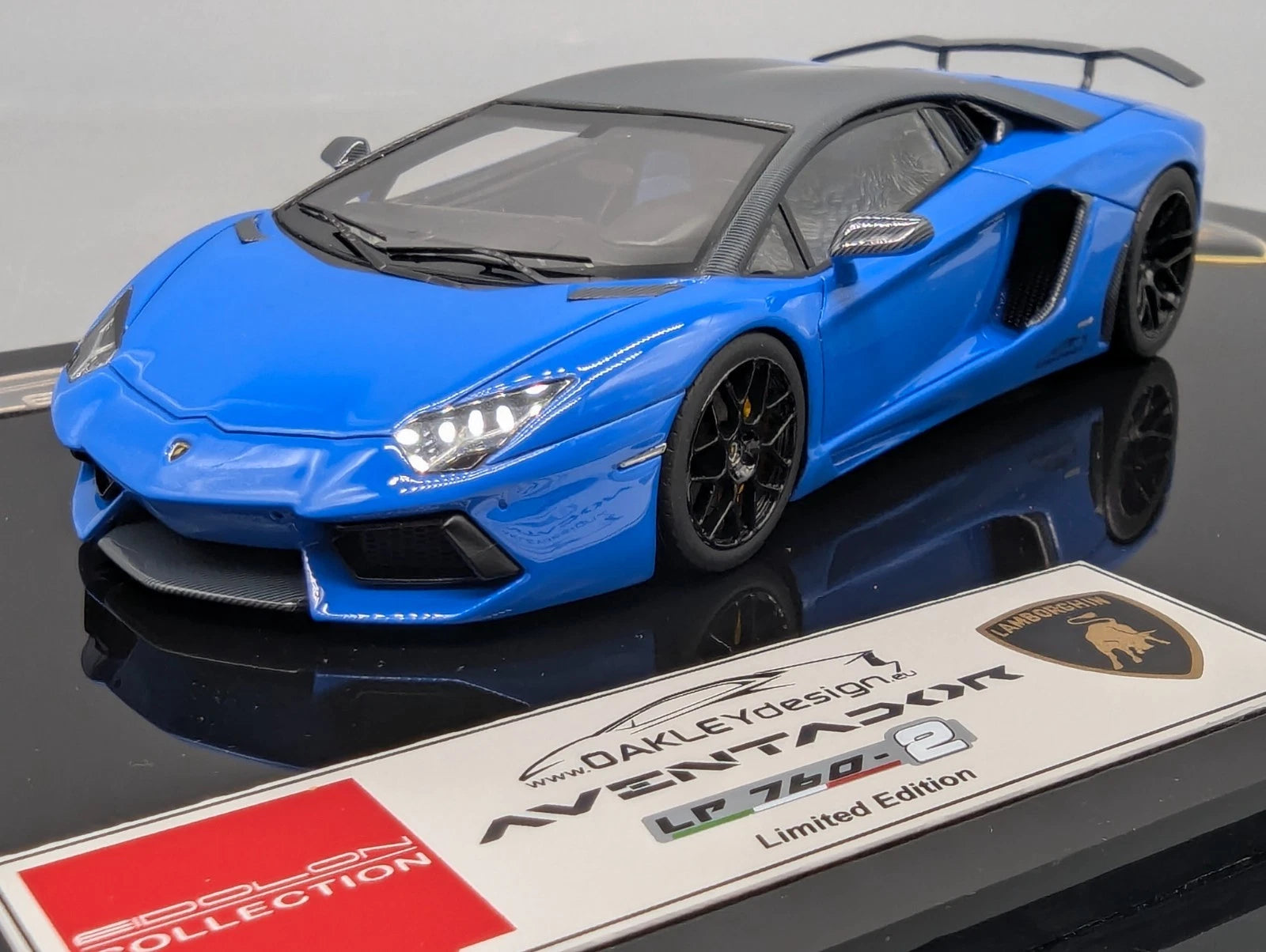 Eidolon Make Up 1:43 Lamborghini Aventador LP760-2 Engine Set Oakley Design OVP