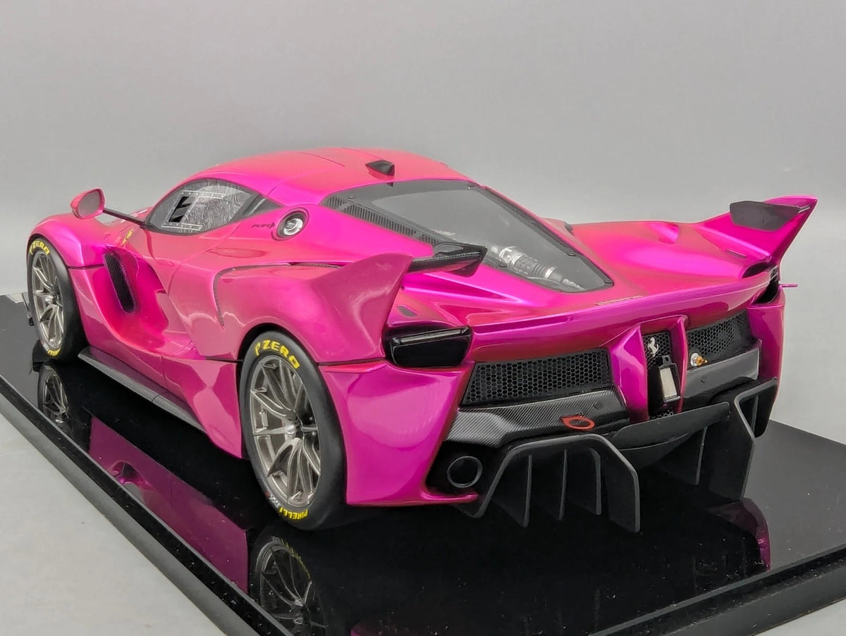 Modellautos 1:12 BBR Ferrari FXX-K 2014 Flash Pink Ltd 01/01 Vitrine OVP