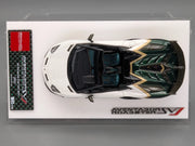 Eidolon Make Up 1:43 Lamborghini Aventador SVJ Roadster Weiß Grün Ltd 39/100 OVP