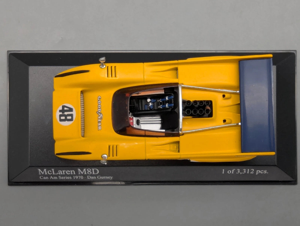 Modellautos 1:43 Minichamps McLaren M8D Can Am Series 1970 #48 Gurney mit OVP