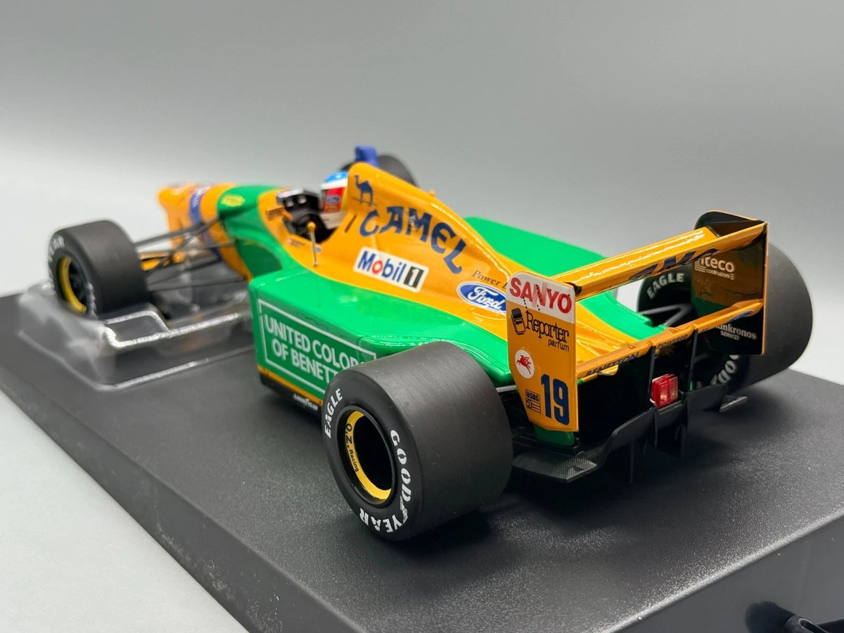 Modellautos 1:18 Minichamps Benetton-Ford B192 4th Place GP Monaco 1992 + OVP
