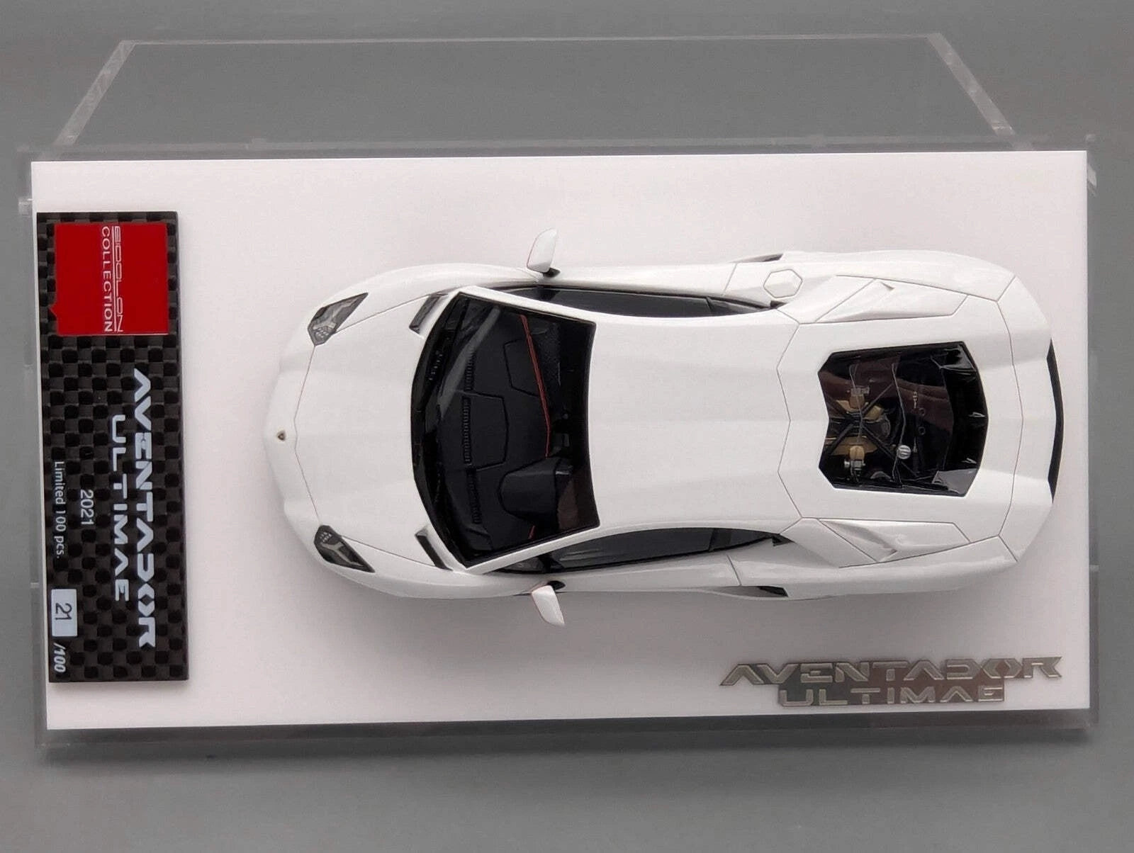 Eidolon Make Up 1:43 Lamborghini Aventador LP780-4 Ultimae 2021 Weiß 021/100 OVP