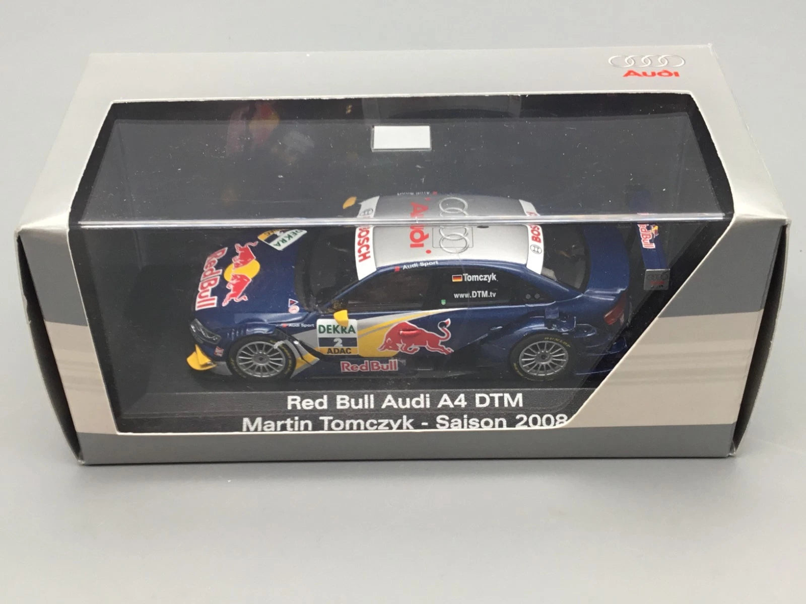 Modellautos 1:43 Minichamps Red Bull Audi A4 DTM 2008 Tomczyk #2 in OVP