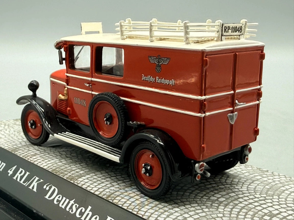 Modellautos 1:43 Premium ClassiXXs Phänomen 4 RL/K Deutsche Reichspost mit OVP