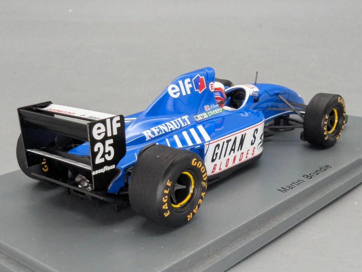 Modellautos 1:43 Spark S3977 Ligier JS39 South African GP 1993 #25 Vitrine