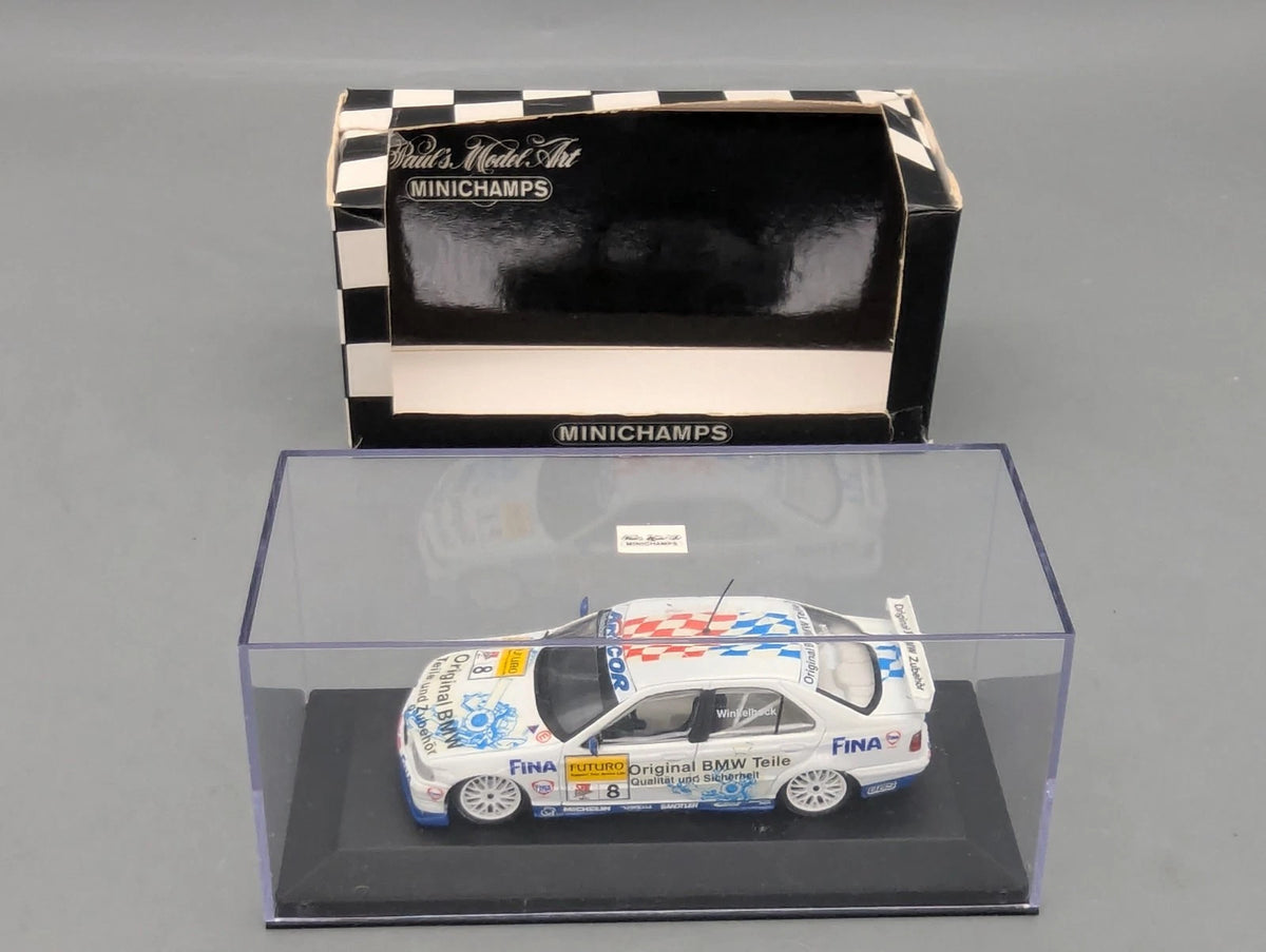 Modellautos 1:43 Minichamps BMW 320i E36 STW 1998 #8 Winkelhock mit OVP