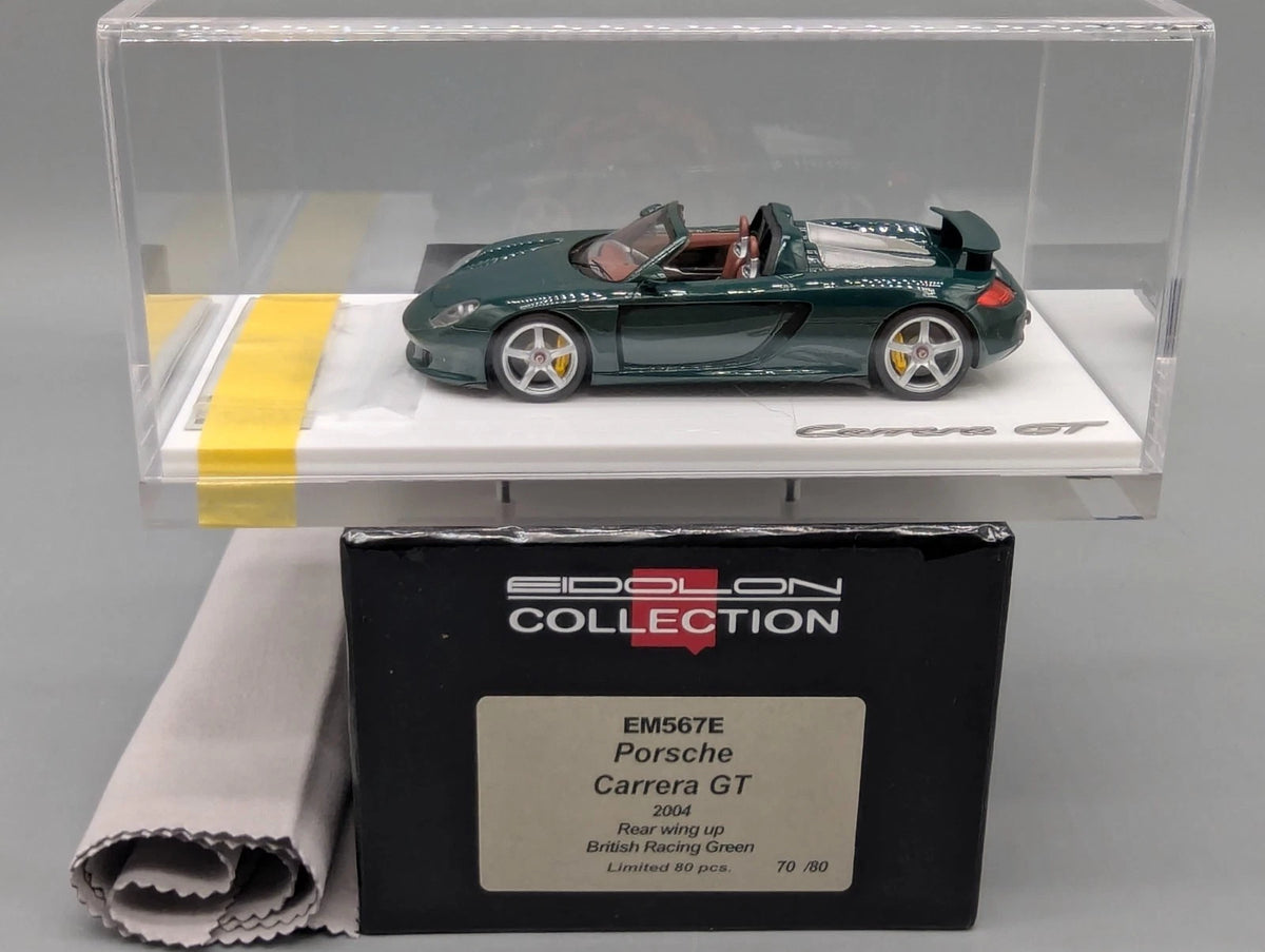 Eidolon Make Up 1:43 Porsche Carrera GT 2004 Rear Wing Up Ltd 70/80 Stck mit OVP