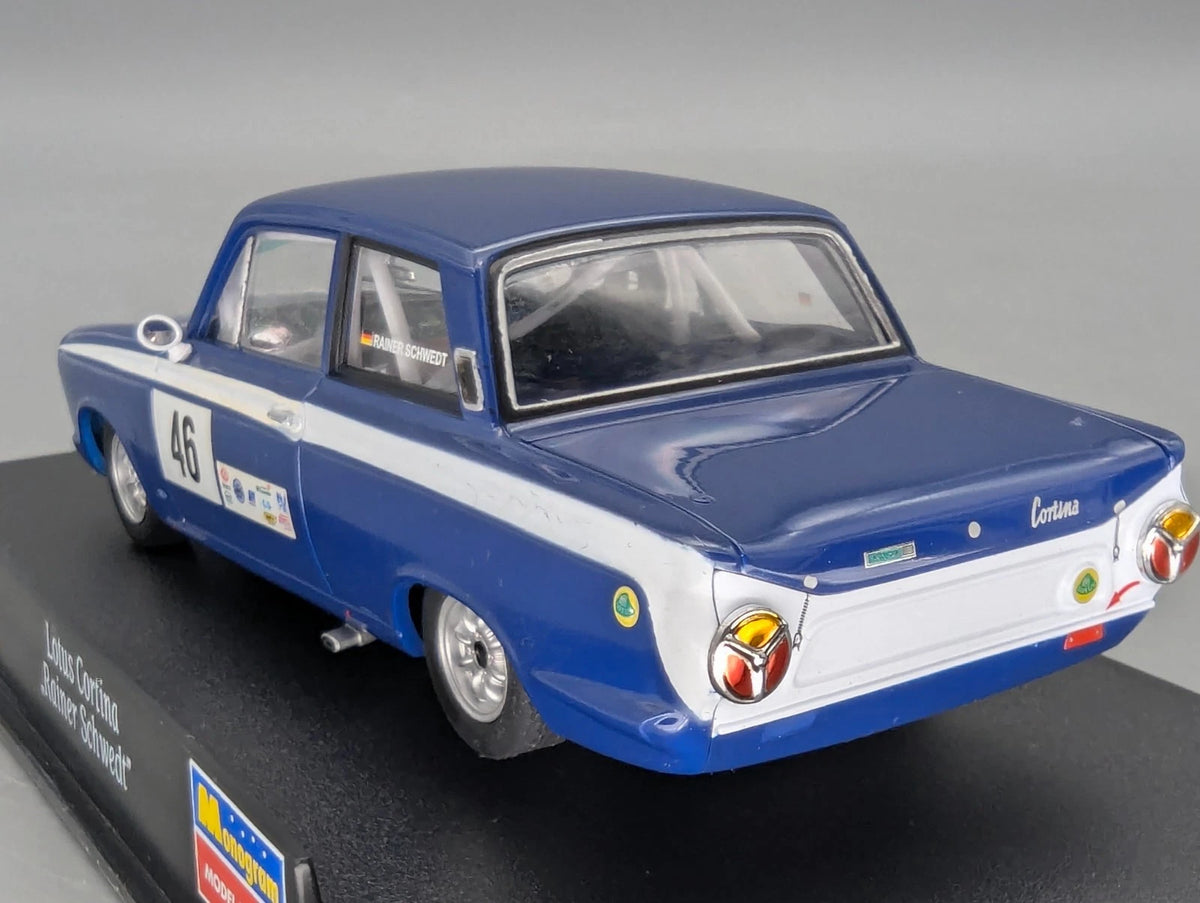 Modellautos Slotcar 1:32 Revell Lotus Cortina #46 Rainer Schwedt mit OVP
